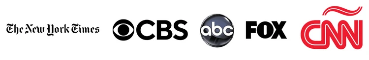 As seen on The New York Times, CBS, ABC, FOX, CNN